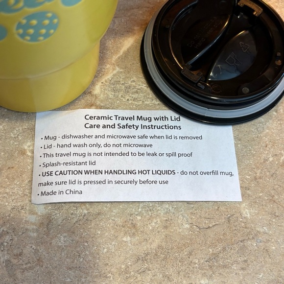 Pickleball Queen ceramic cup with lid. NWOT - Picture 7 of 9